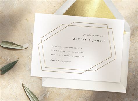 Minimalist Wedding Invitation Ideas