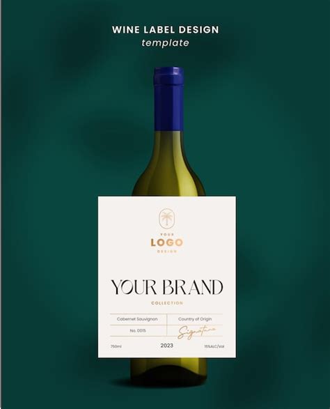 Minimalist Wine Label Template