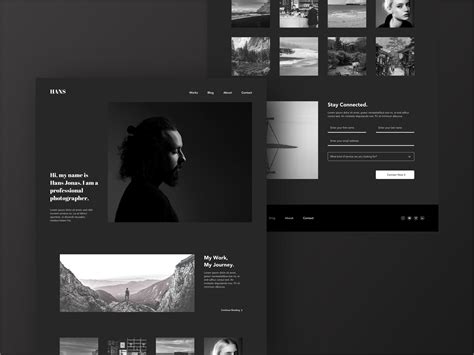 Minimalistic Developer Portfolio with Dark Mode Template