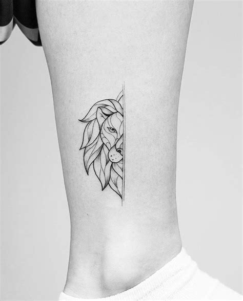 Minimalistic Leo Tattoos