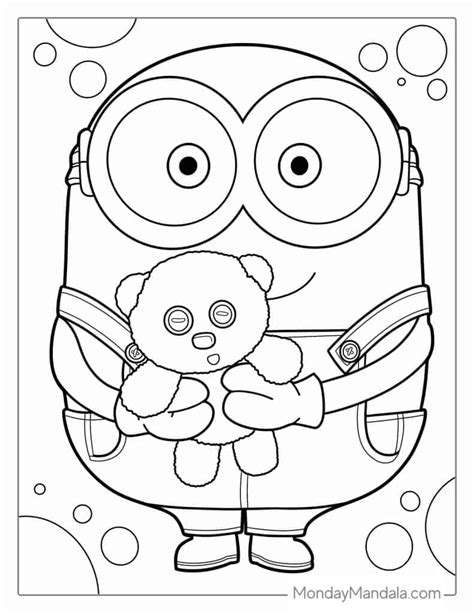 Minion Bob Coloring Page