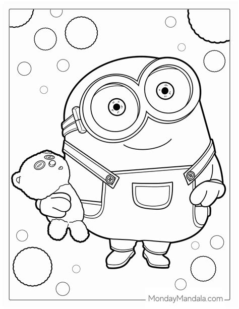 Minion Coloring Pages for Kids