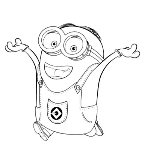 Minion coloring pages for kids fun