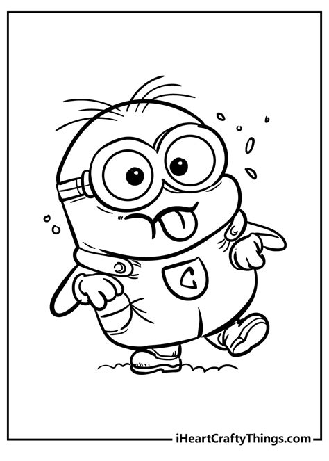 Minion coloring pages free