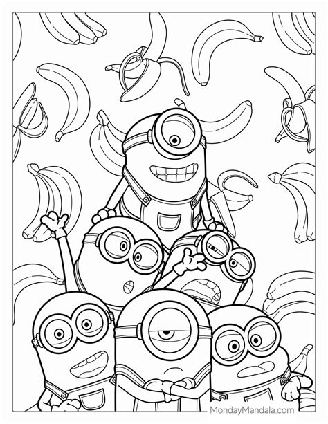 Minion coloring pages pdf