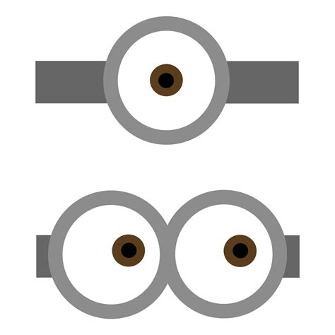 Minion Eyes Printable Coloring Pages