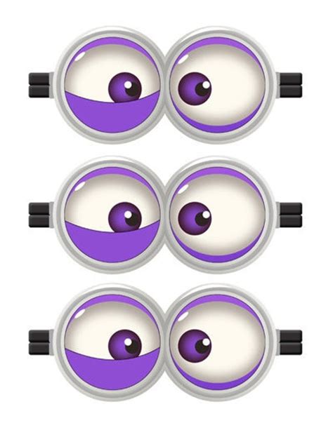 Purple Minion Eyes