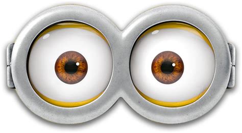 Minion eyes are a distinctive feature of the Minions characters