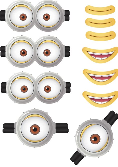 Minion Goggles Template 6