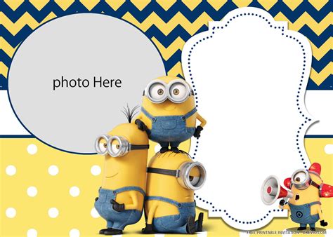 Free Minion Invitation Templates