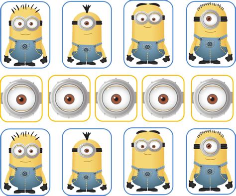 Minion printable cutouts