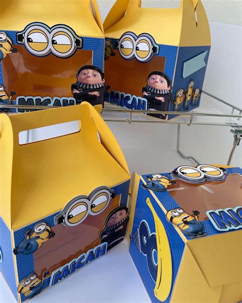 Minions Birthday Party Favor Template