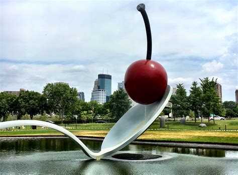 Minneapolis Sculpture Garden Spoonbridge and Cherry