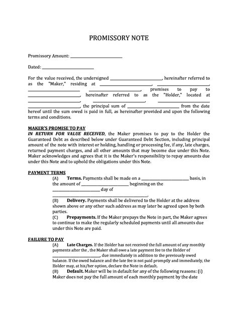 Minnesota Real Estate Promissory Notes