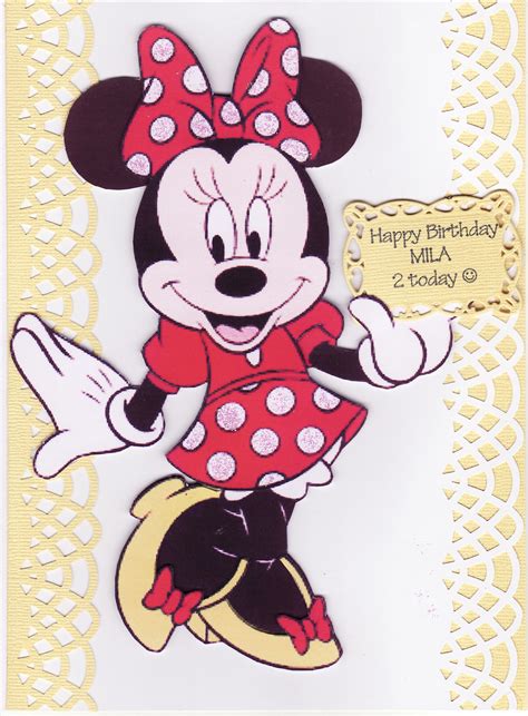 Minnie Mouse Birthday Card 5