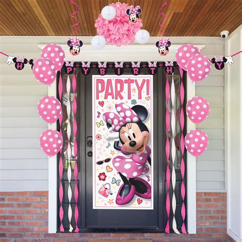 Pink Gold Minnie Mouse Birthday Party