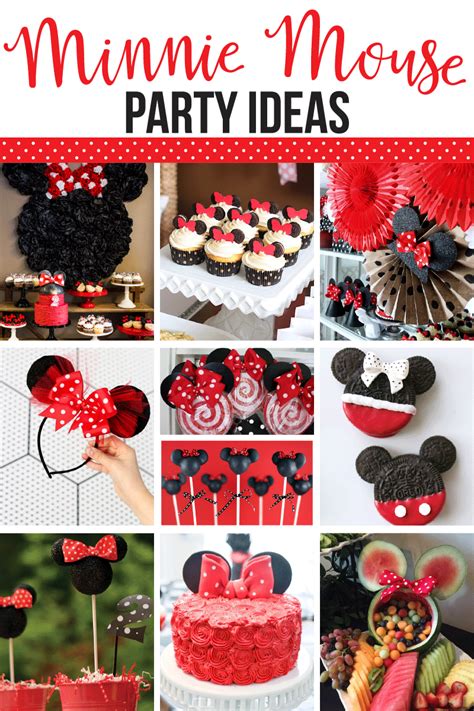 Minnie Mouse Birthday Party Crafts