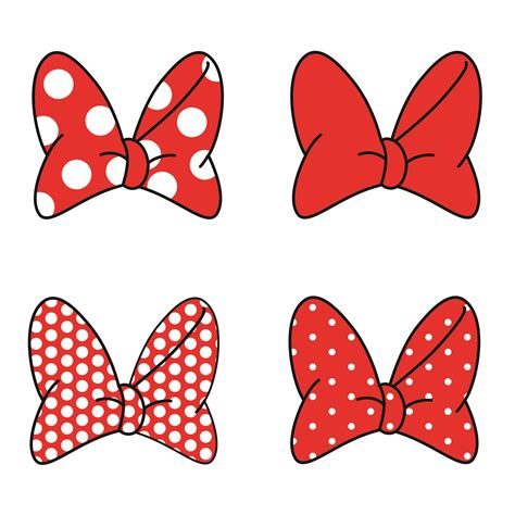 Minnie Mouse Bow Tie Template