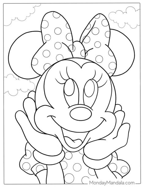 Minnie Mouse Coloring Page