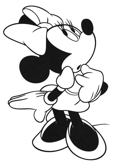 Minnie Mouse Coloring Page