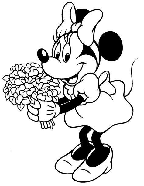 Minnie Mouse coloring pages