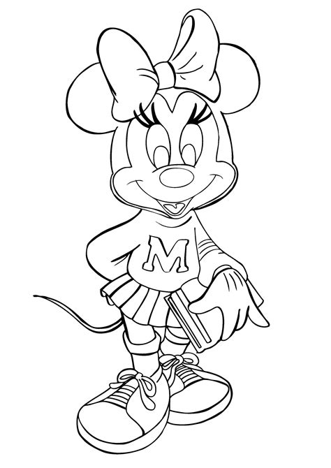 Minnie Mouse coloring pages printable