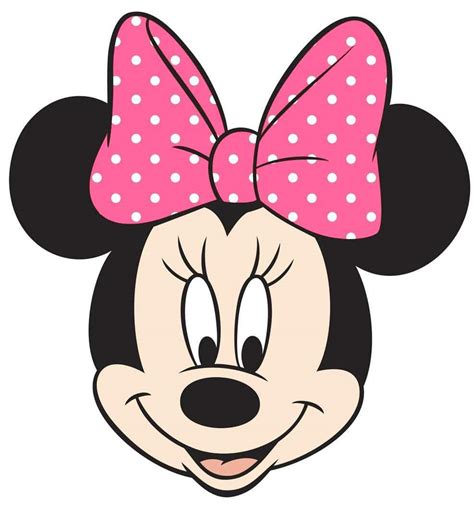 Free Pink Minnie Mouse Face Printable Art