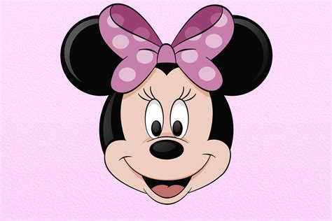 Minnie Mouse Face Printable Art for Parties and Decorations