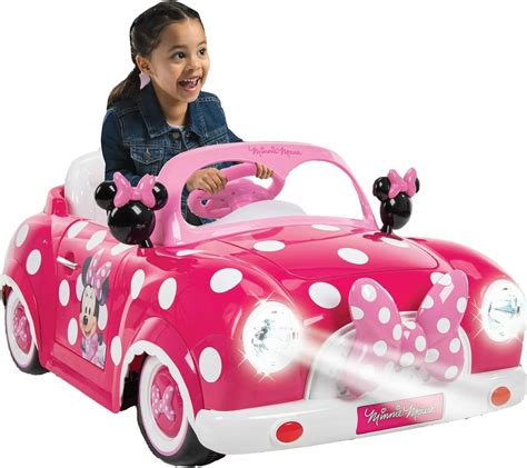 Minnie Mouse in a Car