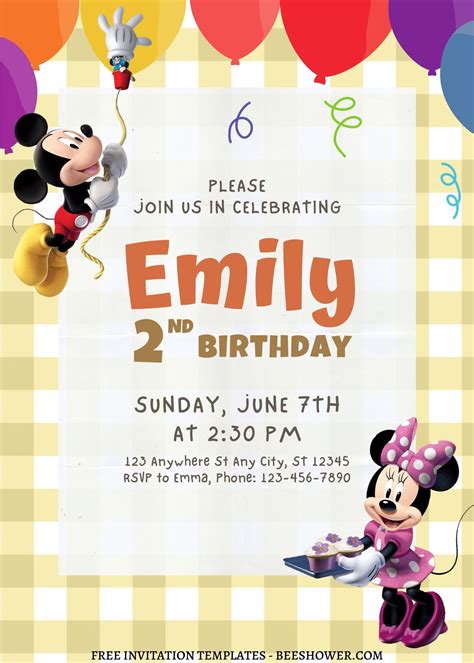 Minnie Mouse Invitation Gallery 10