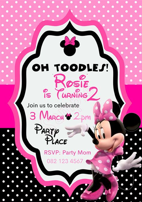 Minnie Mouse Invitation Gallery 2