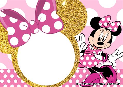 Minnie Mouse Invitation Template Gallery