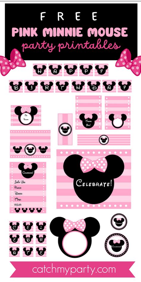 Minnie Mouse printables for kids