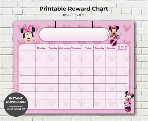 Minnie Mouse Reward Chart