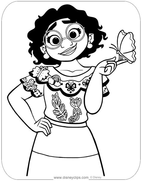 Mirabel Madrigal Coloring Page