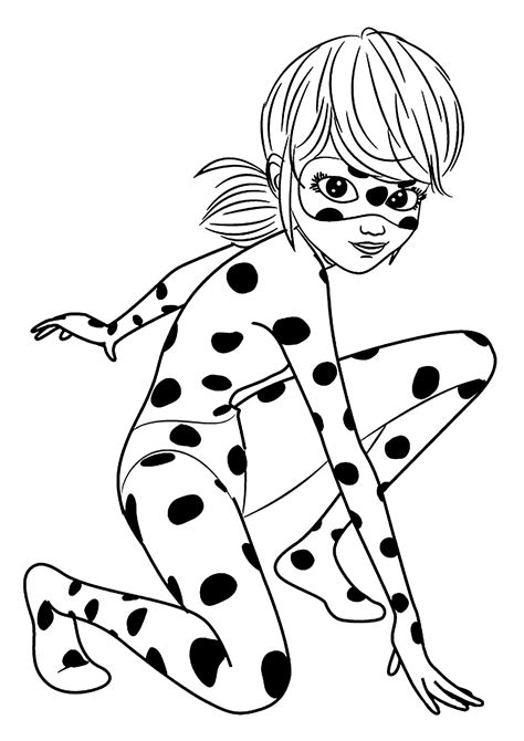 Miraculous Ladybug Coloring Pages for Kids