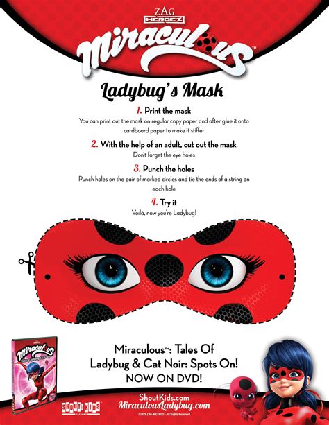 Miraculous Ladybug Printable Activities