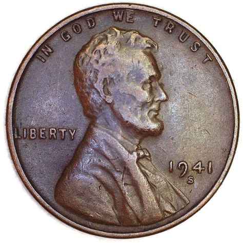 Image of a misprinted date 1941 penny