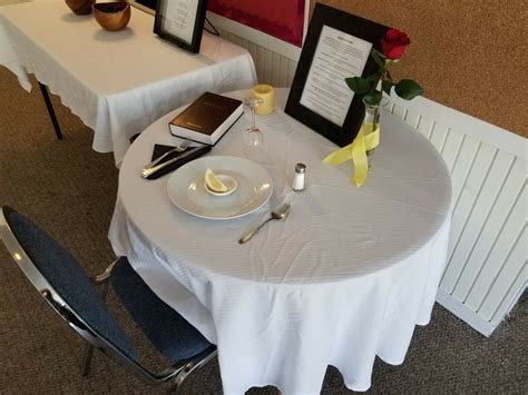 Missing Man Table Setting