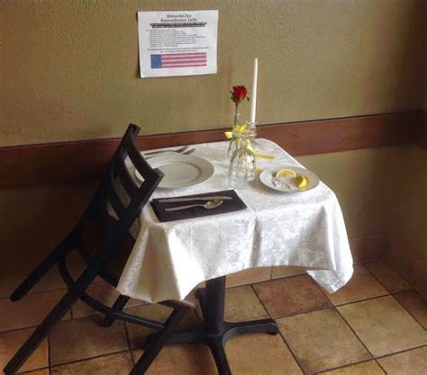 Missing Man Table Tradition