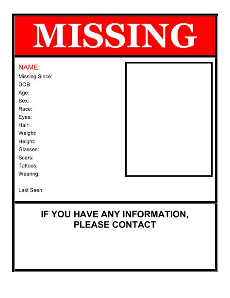 Image of a milk carton with a missing person template and a phone number