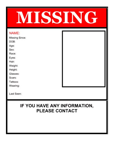 Image of a milk carton with a missing person template and a phone number