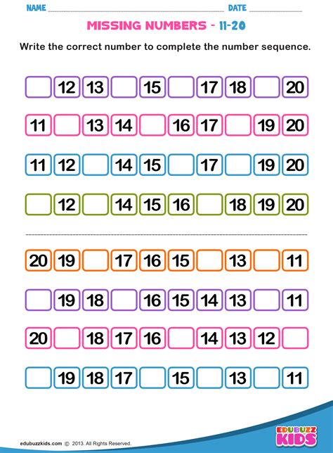 Missing Sequence Numbers Example