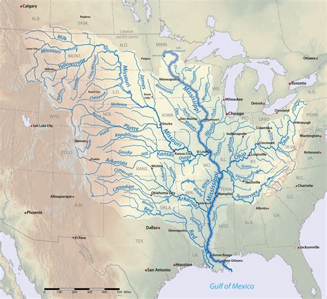 Mississippi River Geography