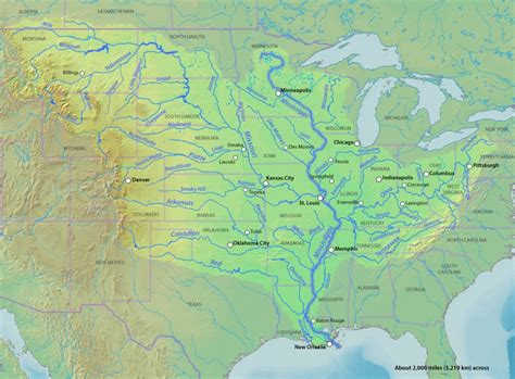 Mississippi River Map