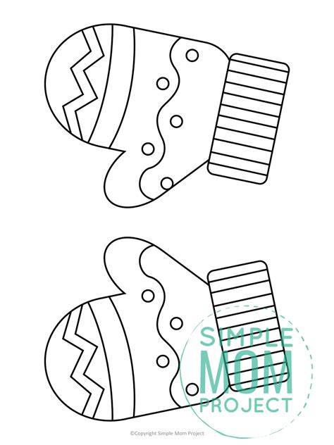 Mitten Printable Activity Sheets for Kids