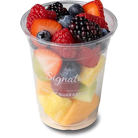 Fresh mixed fruit cup