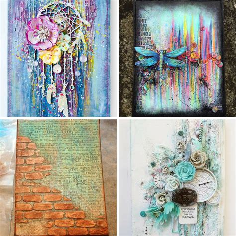 Mixed media art techniques