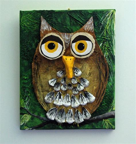 Mixed Media Owl