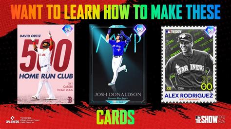 MLB The Show Card Template Guides